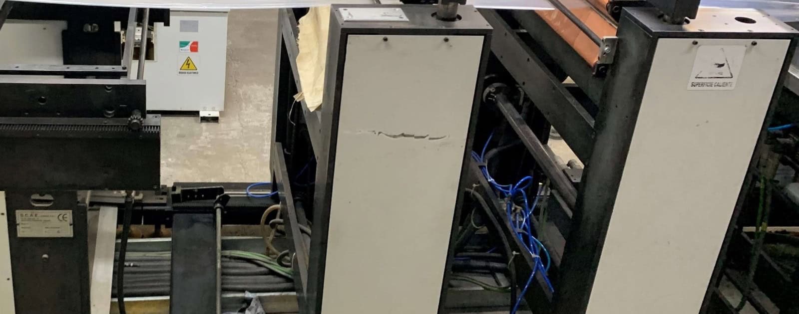 Scae Message Machine Used SCAE side seal pouch bagmaking machine for sale