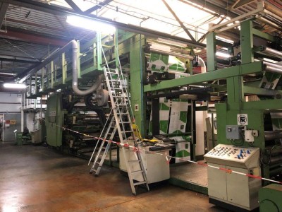 F&K 34DF flexo printing press