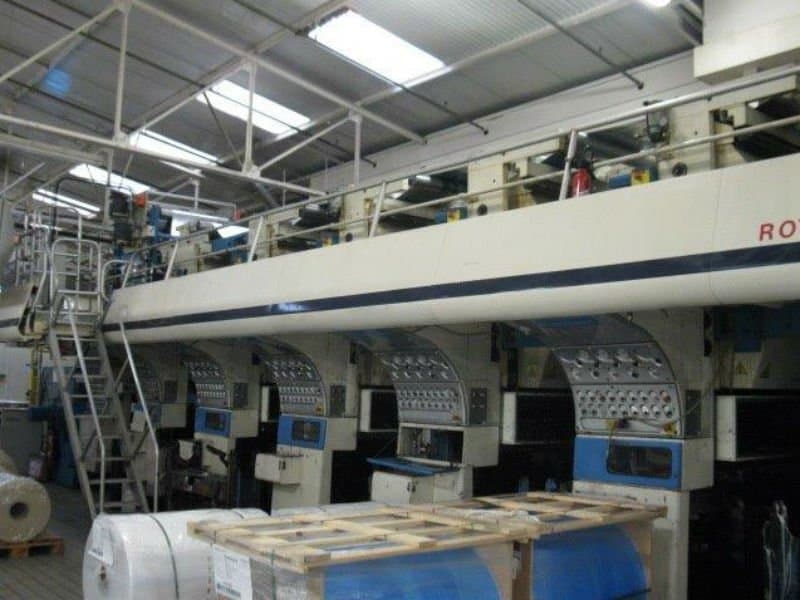 Rotomec Rotopack 3000 rotogravure printing press G16002 3