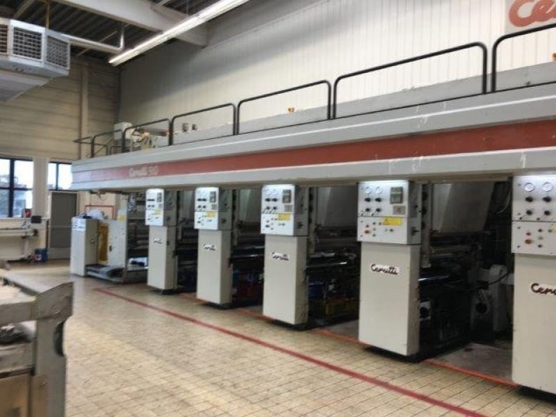 Cerutti 910 rotogravure printing press G16013 3