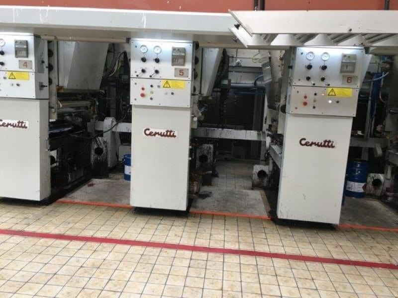 Cerutti 910 rotogravure printing press G16013 5