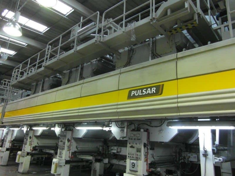 Schiavi Pulsar rotogravure printing press G17003 10