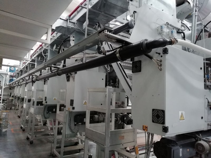 Rotomec rotogravure printing press G18002 23