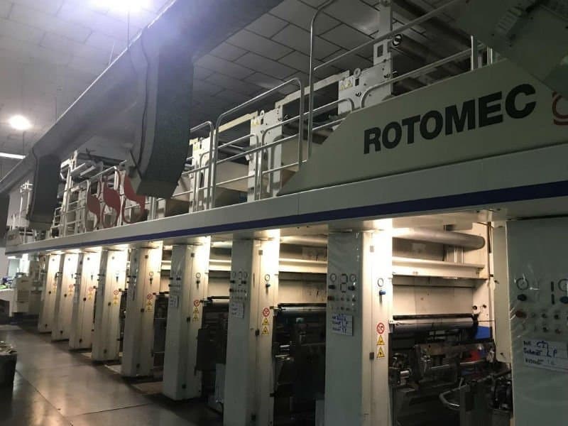 Rotomec rotogravure printing press G19003 1