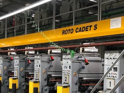 Schiavi Rotocadet rotogravure printing press 