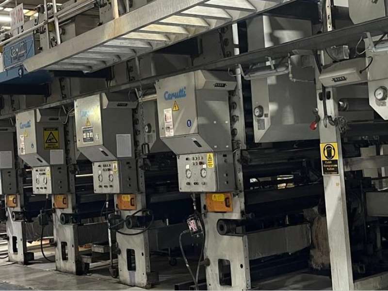 Cerutti ES925 rotogravure printing press G25002 1