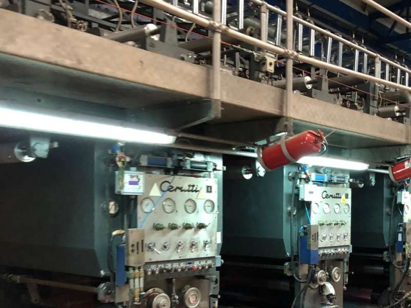 Cerutti 28R rotogravure printing press G25003 1