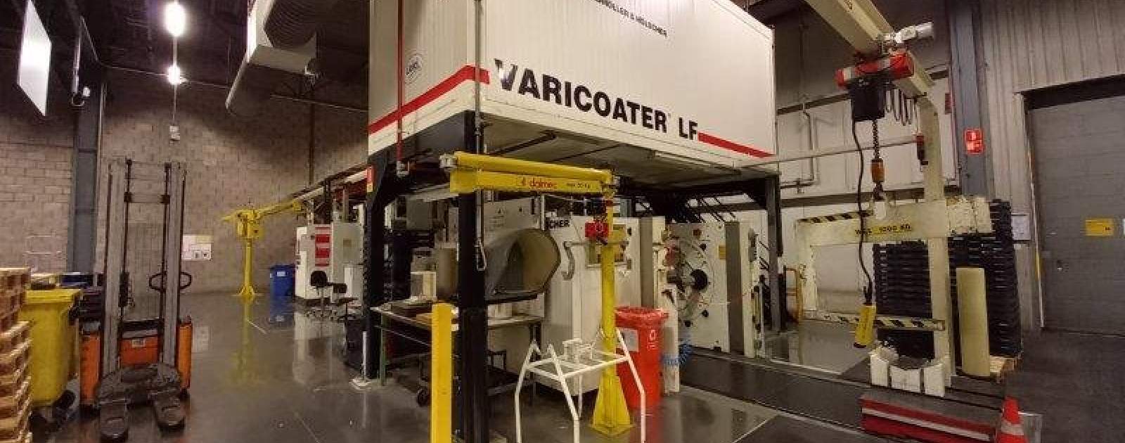 Used W&H Varicoater solventless laminating machine for sale