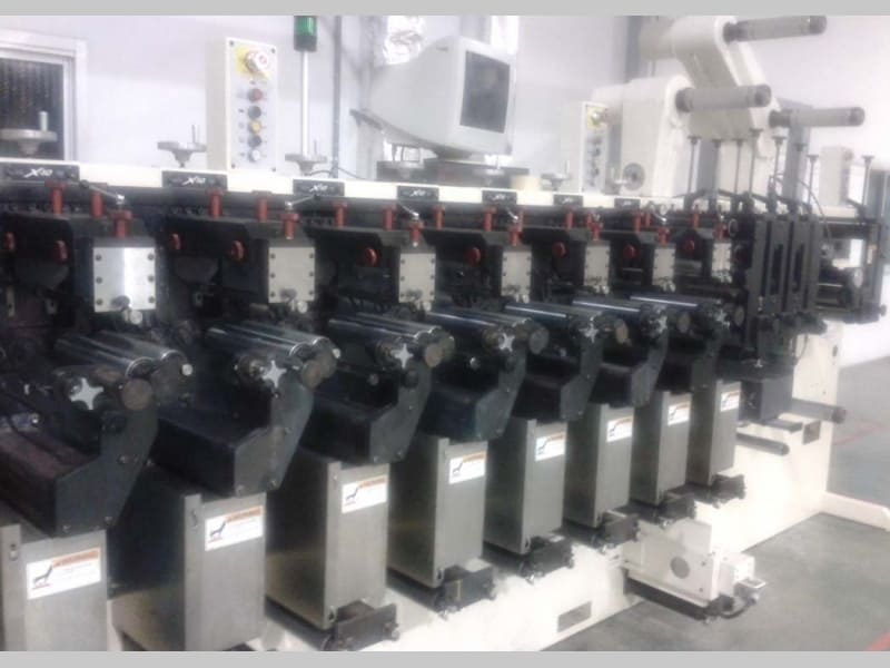 PCMA flexo narrow web label printing press N16002 1