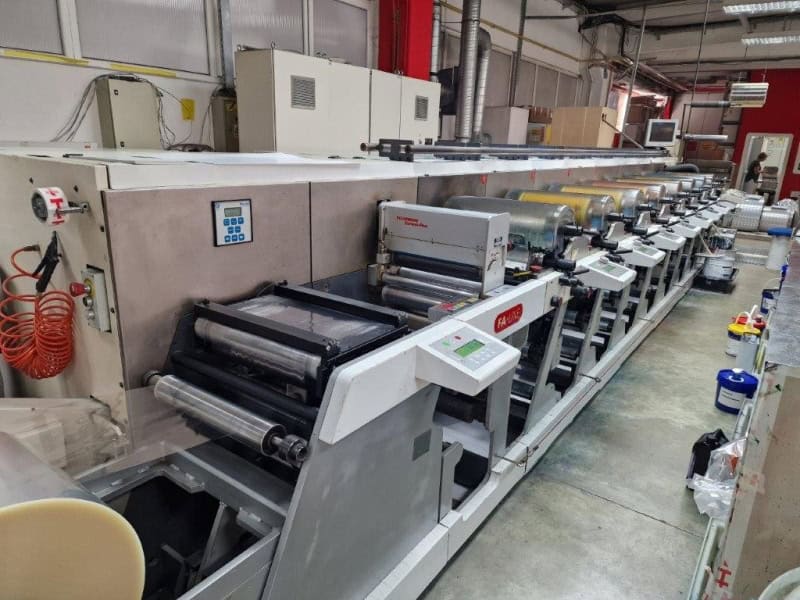 Nilpeter FA4250 flexo label printing press  N24001 