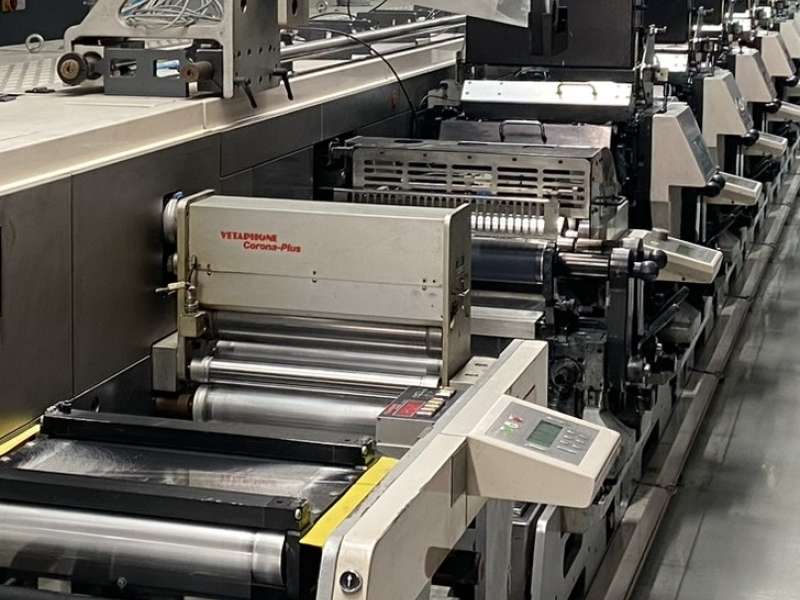 Nilpeter M04 flexo-etikettendrukpers