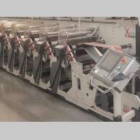 Omet X-FLEX 430 flekso etiket baskı makinesi