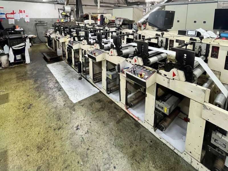 Nilpeter FB4200 flexo label printing press N25009 2